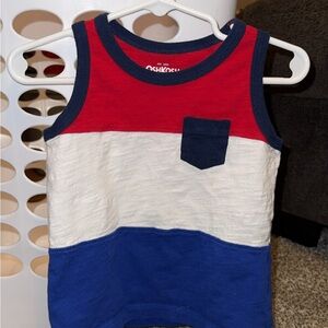 OshKosh B'gosh Red, White, and Blue Kids Tank Top